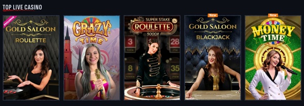 Top live casino games available at Mafia Casino